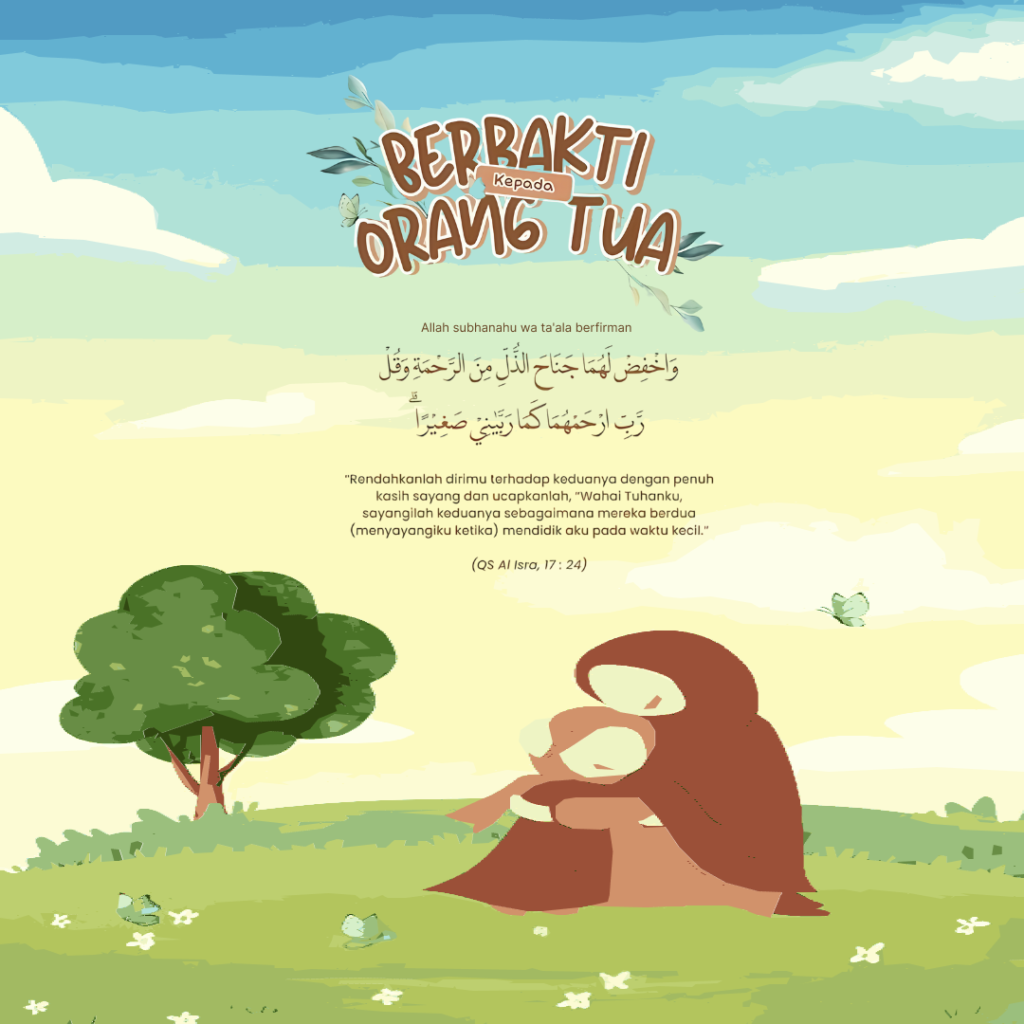 Poster Adab Terhadap Orangtua